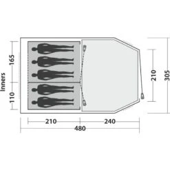 Easy Camp Huntsville 500 -Telt & Mat Salgsbutikk easy camp huntsville 500