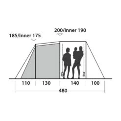 Easy Camp Huntsville 600 -Telt & Mat Salgsbutikk easy camp huntsville 600 2