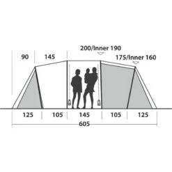 Easy Camp Huntsville Twin 600 -Telt & Mat Salgsbutikk easy camp huntsville twin 600 2