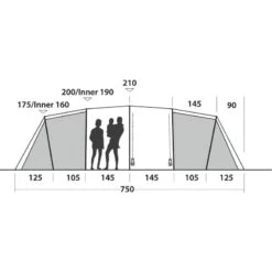 Easy Camp Huntsville Twin 800 -Telt & Mat Salgsbutikk easy camp huntsville twin 800 1