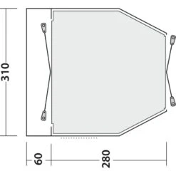 Easy Camp Shamrock -Telt & Mat Salgsbutikk easy camp shamrock granite grey 6