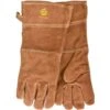 BBQ Glove Leather 40 Cm -Telt & Mat Salgsbutikk hallmark bbq glove leather 40 cm brown