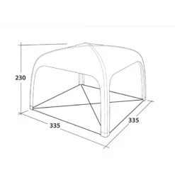 Outwell Air Shelter 11 Outwell Air Shelter -Telt & Mat Salgsbutikk outwell air shelter black grey 3
