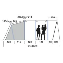 Outwell Avondale 5pa -Telt & Mat Salgsbutikk outwell avondale 5pa green 7