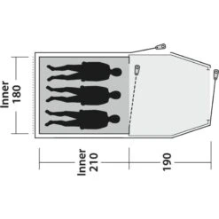 Outwell Earth 3 -Telt & Mat Salgsbutikk outwell earth 3 2