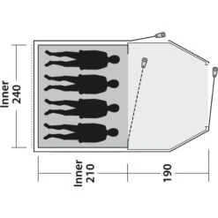 Outwell Earth 4 -Telt & Mat Salgsbutikk outwell earth 4 3