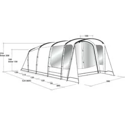 Outwell Greenwood 4 25 Outwell Greenwood 4 -Telt & Mat Salgsbutikk outwell greenwood 4 dark leaf 9