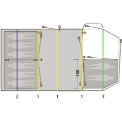 Outwell Knightdale 8pa -Telt & Mat Salgsbutikk outwell knightdale 8pa 2