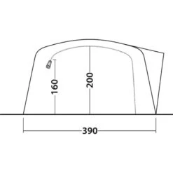 Outwell Knightdale 8pa -Telt & Mat Salgsbutikk outwell knightdale 8pa 3