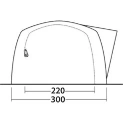 Outwell Springwood 5SG -Telt & Mat Salgsbutikk outwell springwood 5sg blue 7