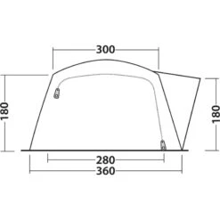 Outwell Springwood 6SG -Telt & Mat Salgsbutikk outwell springwood 6sg blue 9