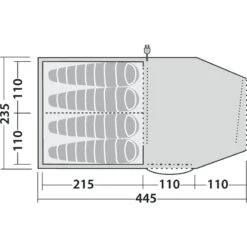 Robens Double Dreamer 4 -Telt & Mat Salgsbutikk robens double dreamer 4 sand green 15