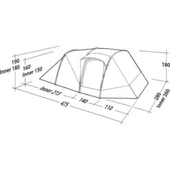 Robens Double Dreamer 5 -Telt & Mat Salgsbutikk robens double dreamer 5 sand green 10